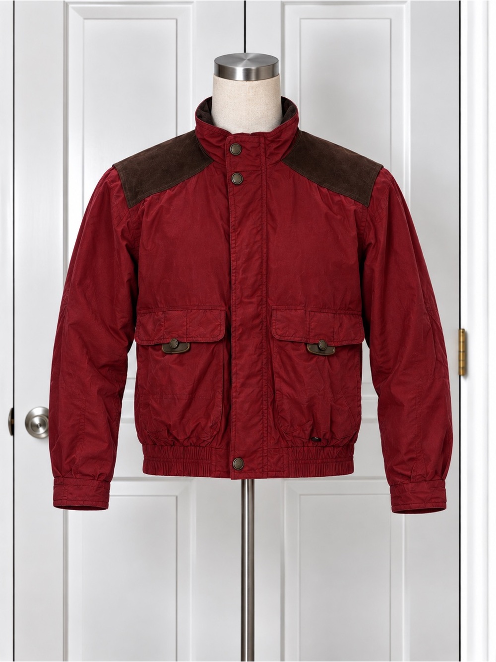 Vintage London Fog Expedition Gear Men's Thinsulate Insulated Red/Brown Jacket L